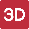 3D Cloud logo