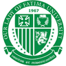Our Lady of Fatima University logo