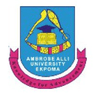 Ambrose Alli University logo