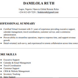 Oluwadamilola  Sodeke 