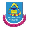 Ambrose Ali University logo