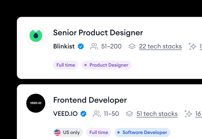 Sophisticated job listings