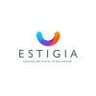 ESTIGIA. The Power of AI. Simple logo