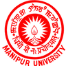 Manipur University logo